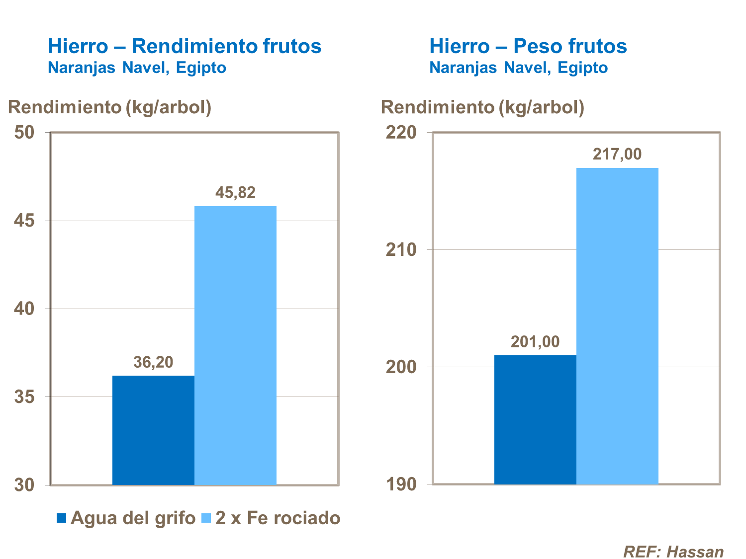 Hierro y producción